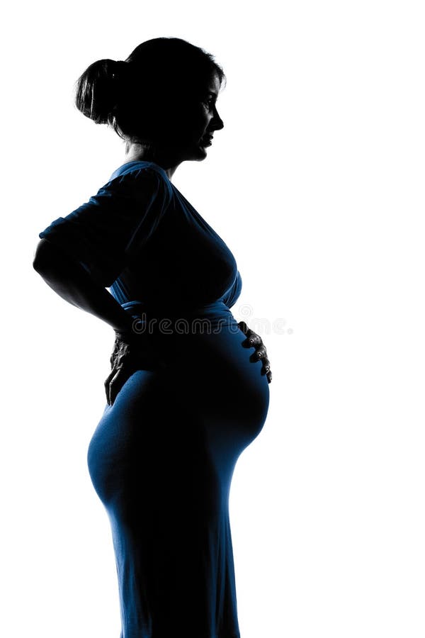 Pregnant Woman Portrait Attached with Handcuffs Stock Image Image of