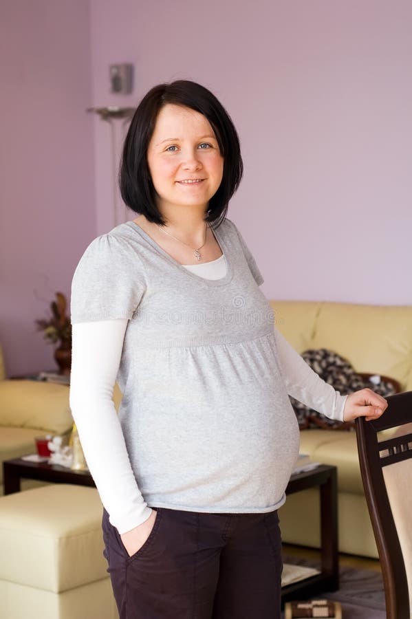 Pregnant woman portrait