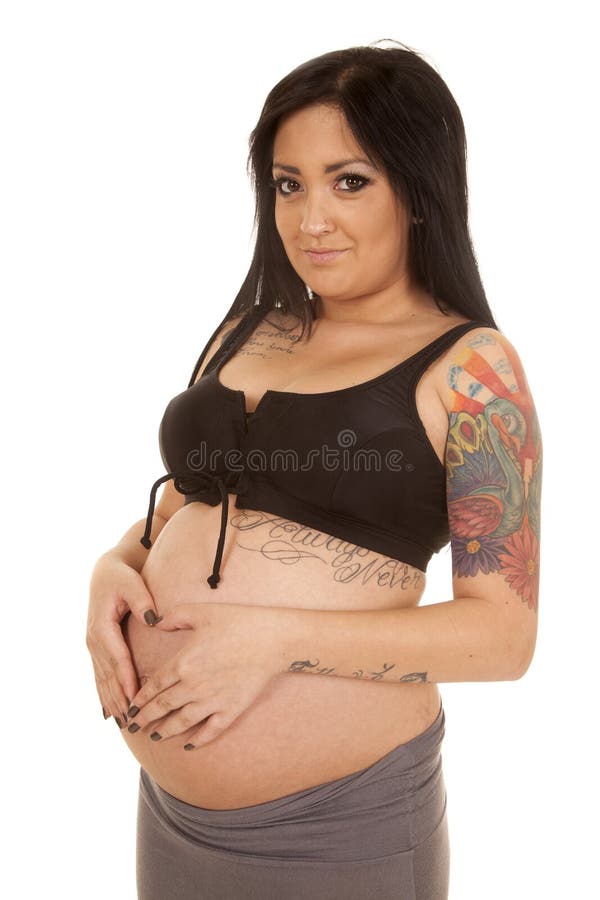 Petite handjob tattoo pregnant