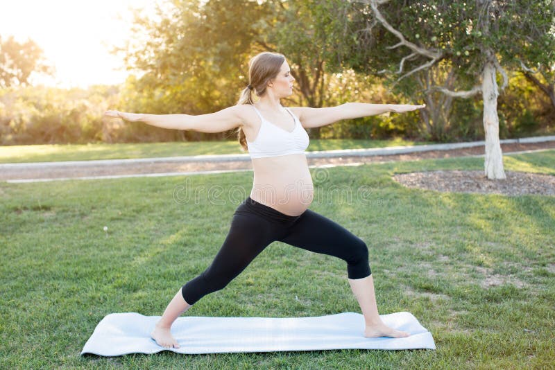 Pregnant yoga