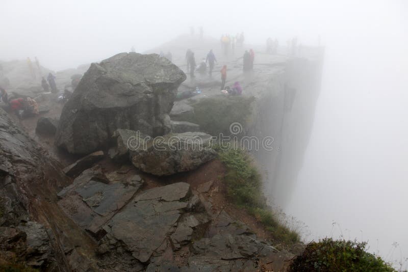 Preikestolen rock