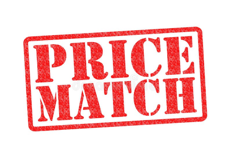 PREIS-MATCH stock abbildung