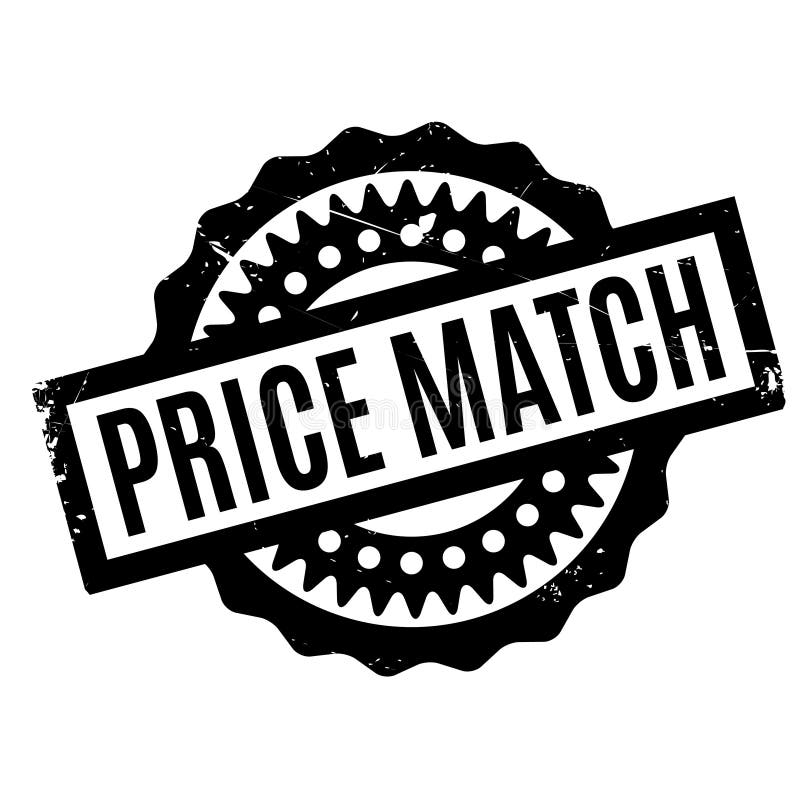 Preis-Matchstempel stock abbildung