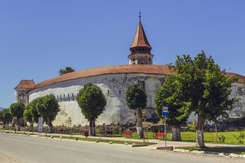 Prejmer ha fortificato la chiesa, Romania immagine stock Prejmer ha fortificato la chiesa, Romania immagine stock