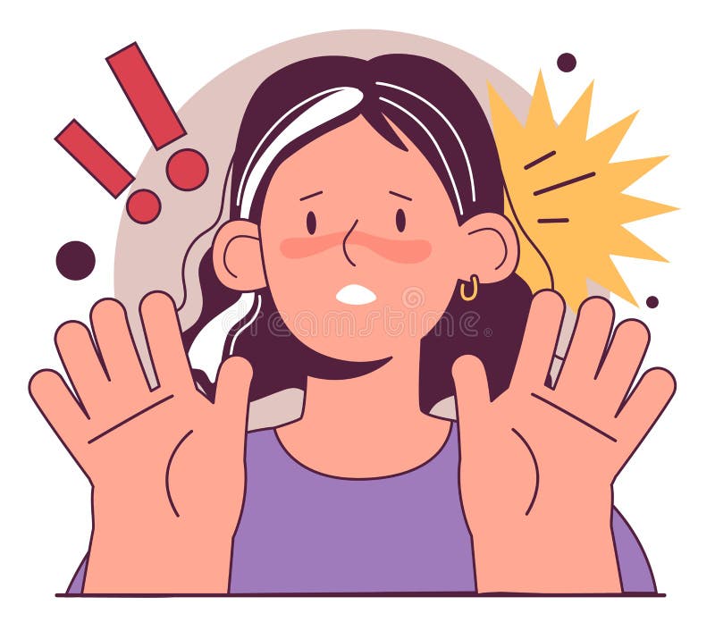 Premature Graying of Hair. Anxious Woman with Grey Hair Stock Vector - Illustration of anxious, gray: 254837382 Premature Graying of Hair. Anxious Woman with Grey Hair Stock Vector - Illustration of anxious, gray: 254837382