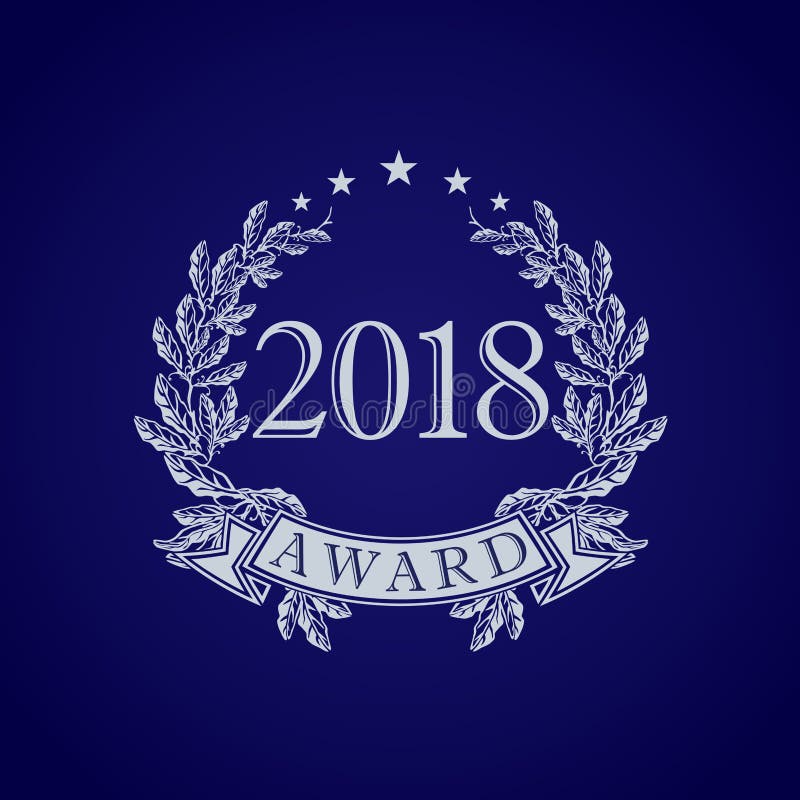 2018 premi Logotype d'annata di vettore royalty illustrazione gratis 2018 premi Logotype d'annata di vettore royalty illustrazione gratis