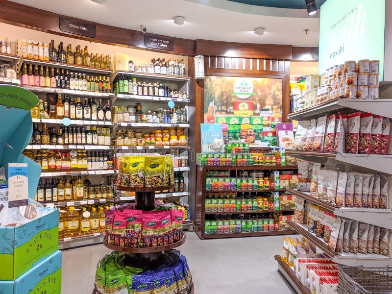 Premium food store in delhi with a host of national and international brands on shelf