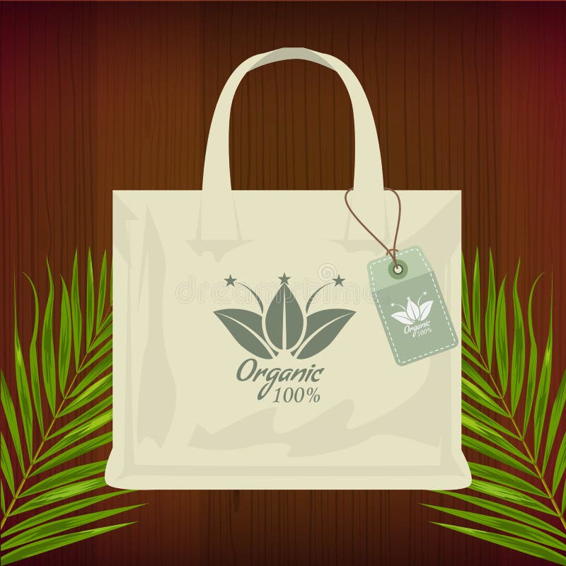Download Premium Quality Organic Bag Mockup For Shopping. Vector ...