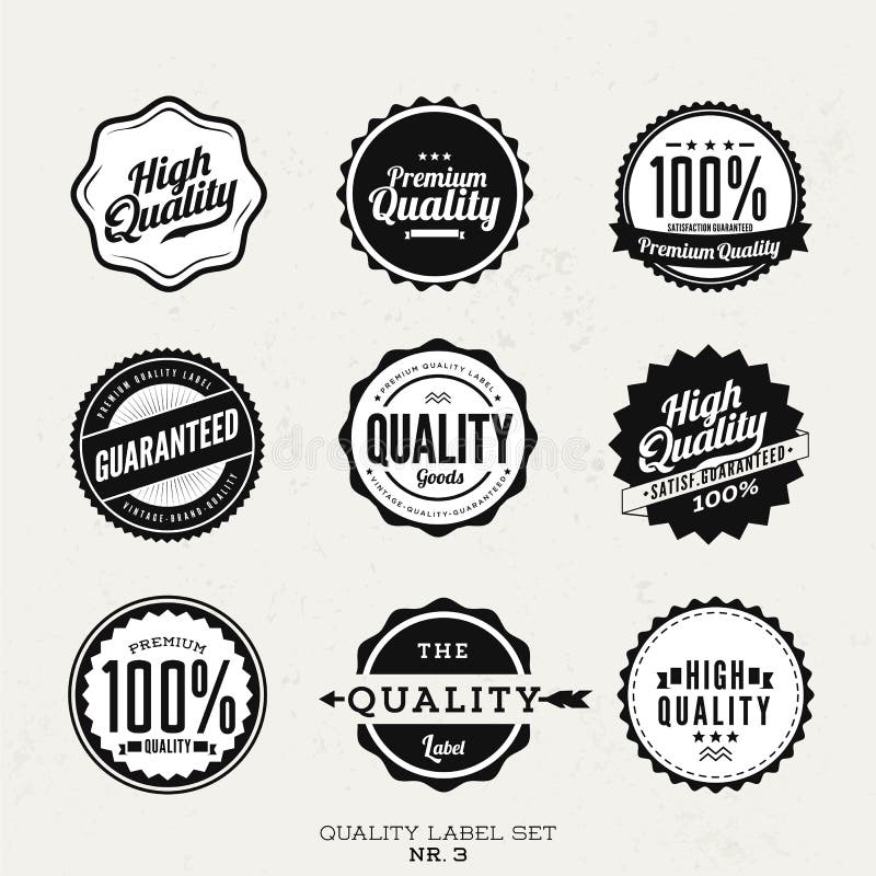 Premium Quality Stickers and Element Labels Stock Illustration ...