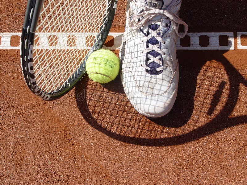 on the tennis court. on the tennis court