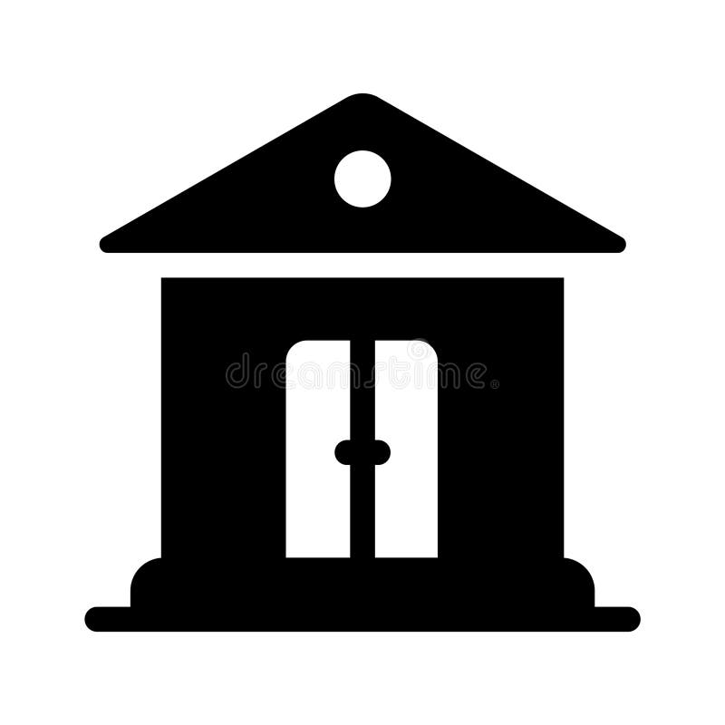 Prendi questa fantastica icona della banca in stile moderno illustrazione di stock