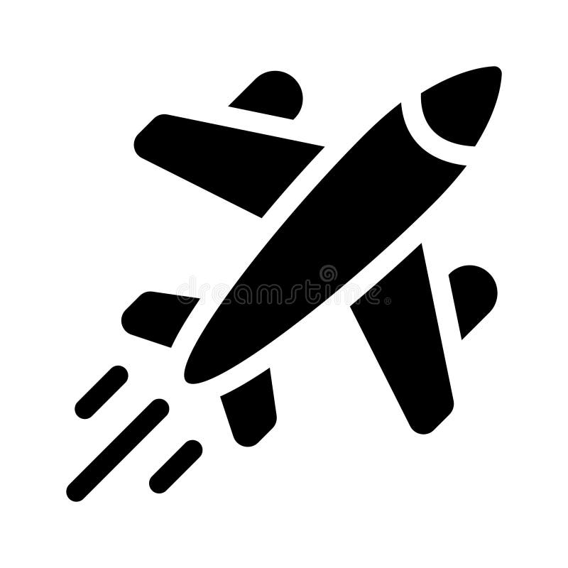 Prendi questa fantastica icona di aereo in stile moderno illustrazione di stock