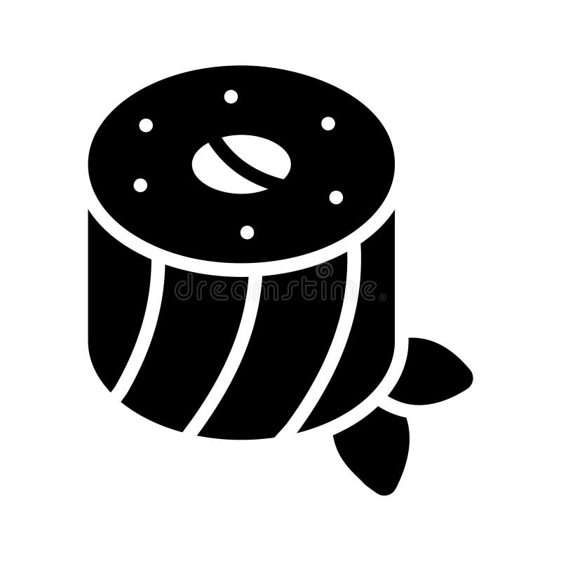 Prendi questa fantastica icona di sushi in stile moderno royalty illustrazione gratis