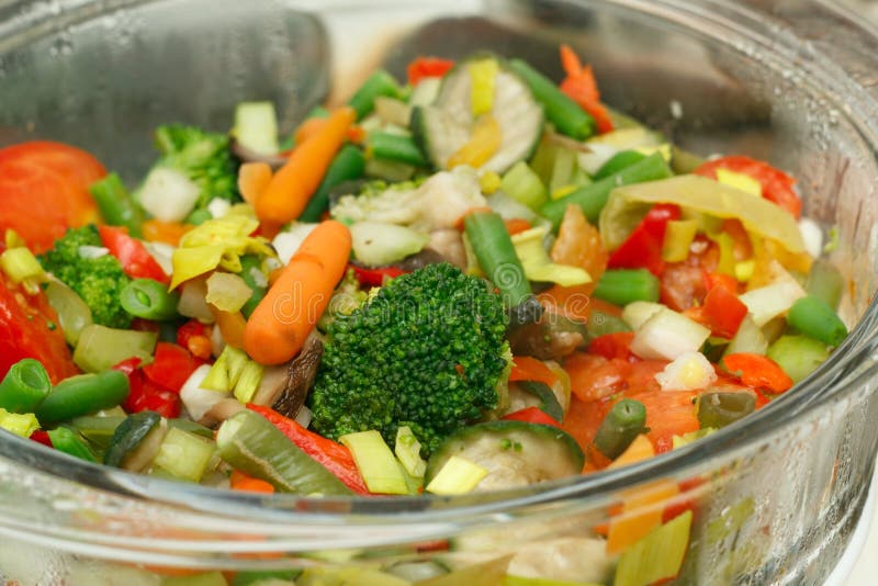 Boiled vegetables stock photo. Image of dinner, dishware 29912958