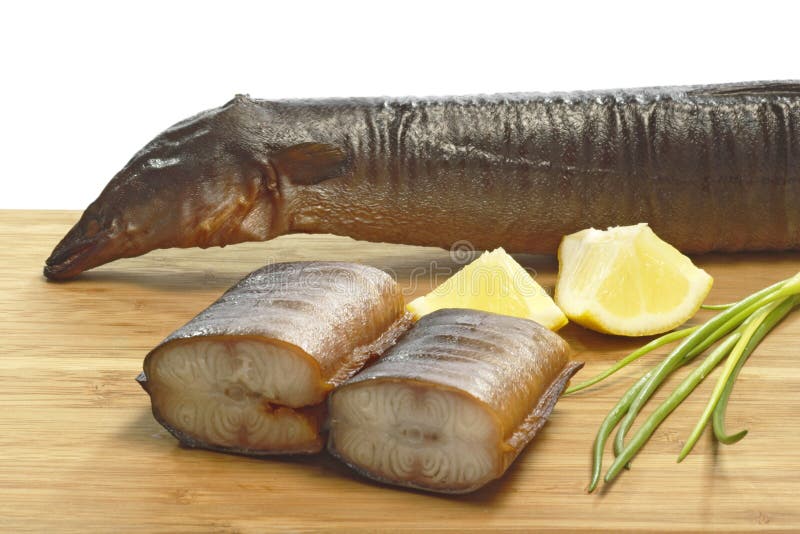 Preparation of smoked eel