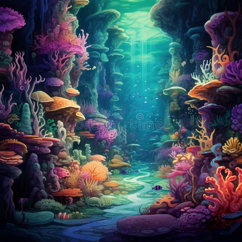 Coral Caverns: A Mesmerizing Underground World within Coral Reefs