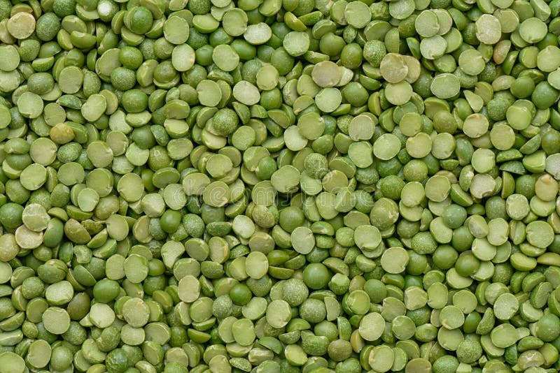 Prepared Green Split Peas for Cooking Stock Photo Image of heap