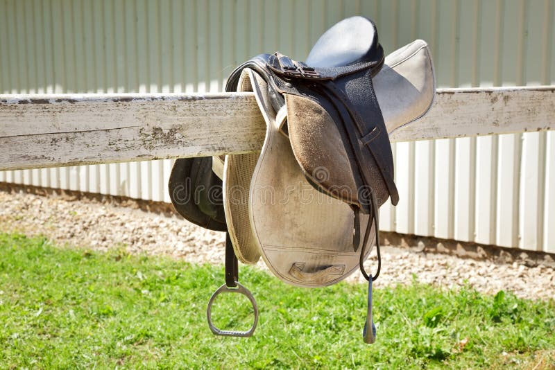 Prepared for riding royalty free stock photography