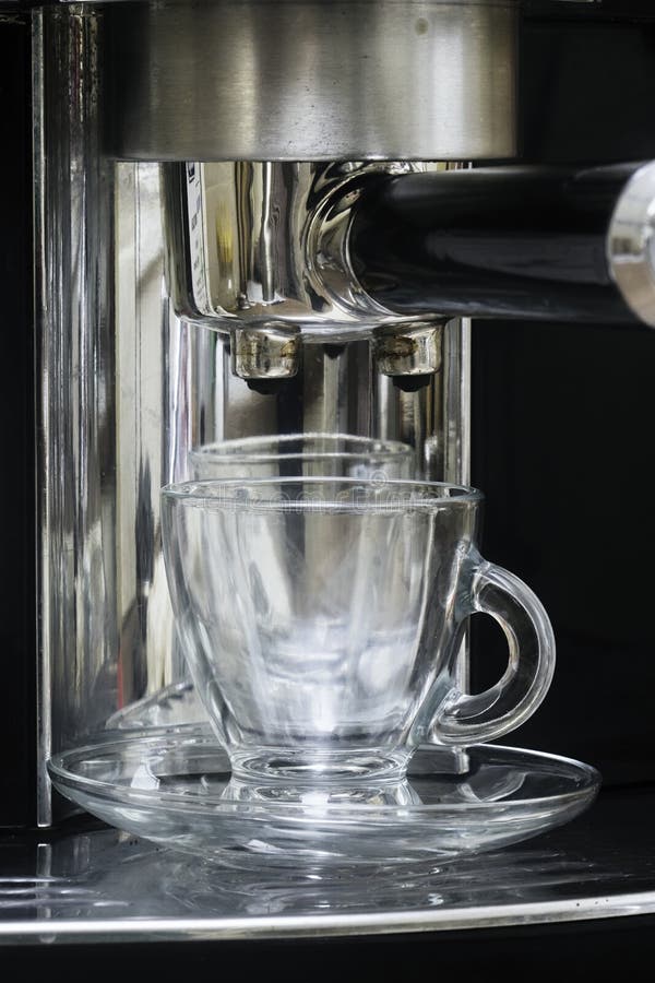 Preparation of Hot Coffee in the Presser Stock Photo Image of