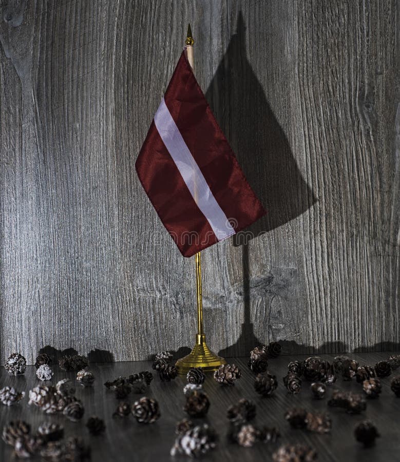 Preparing to independence day of Latvia. royalty free stock images Preparing to independence day of Latvia. royalty free stock images