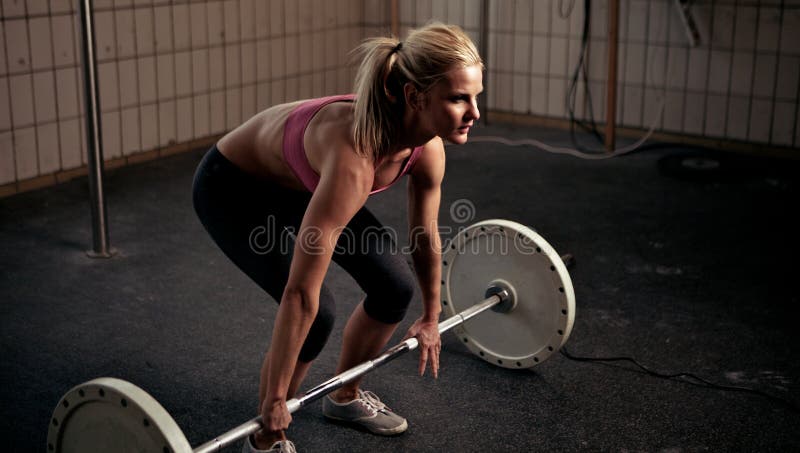 Preparing To Lift Heavy Weight Bar royalty free stock image Preparing To Lift Heavy Weight Bar royalty free stock image