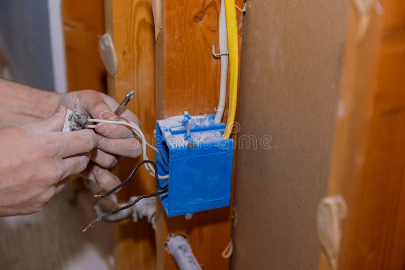 Preparing To Remove an Electrical Outlet of the Screws for Electrical