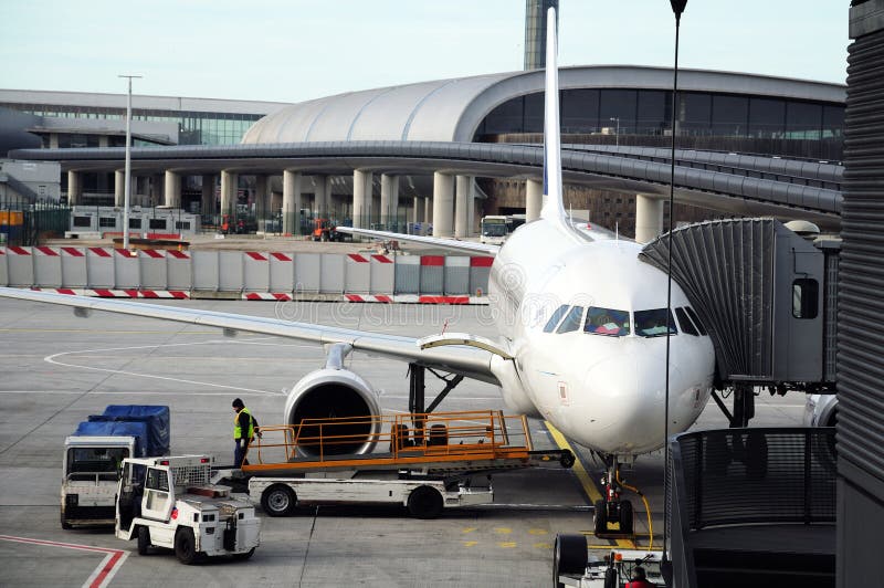 Prepping the plane