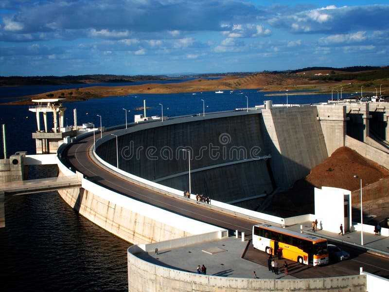 One of the biggest dams and the biggest artificial lake in Europe, Alqueva dam represents the dream of an entire region, Alentejo, the driest and hottest in Portugal. Finished in 2002, it is now a national landmark, attracting hundreds of thousands of visitors each year. Several tourist ventures are currently under construction and are expected to give a new life to this underdeveloped region. One of the biggest dams and the biggest artificial lake in Europe, Alqueva dam represents the dream of an entire region, Alentejo, the driest and hottest in Portugal. Finished in 2002, it is now a national landmark, attracting hundreds of thousands of visitors each year. Several tourist ventures are currently under construction and are expected to give a new life to this underdeveloped region.