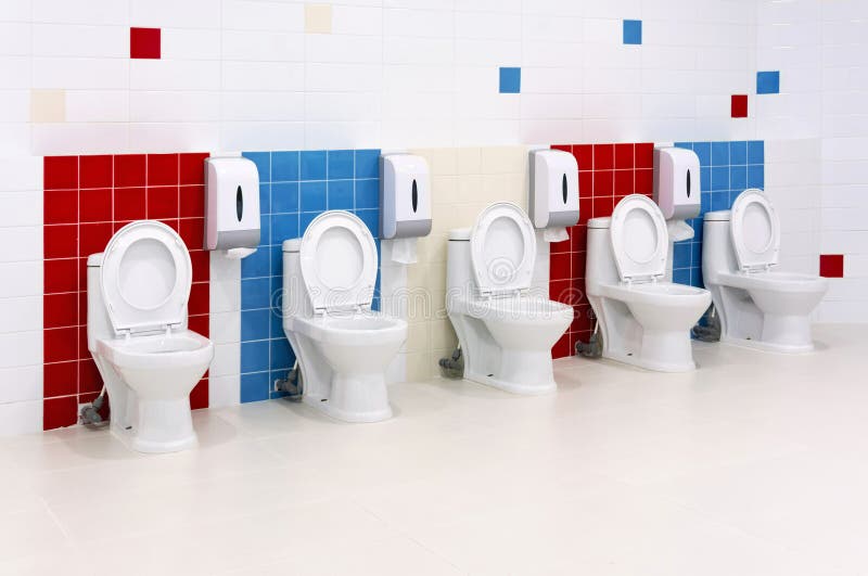 Preschool Washroom stock image. Image of childhood, school 36342391