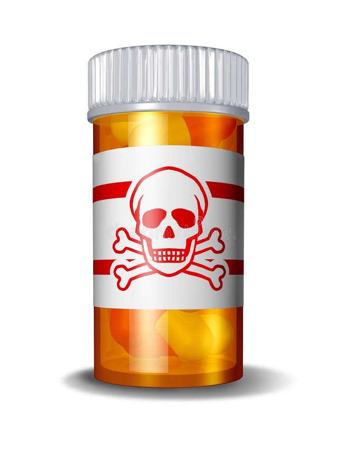 Prescrizioni pericolose illustrazione vettoriale Prescrizioni pericolose illustrazione vettoriale