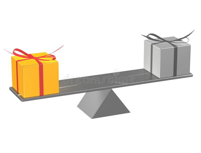 Present boxes balance