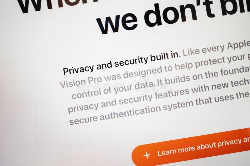 Presentation Apple Vision Pro Mixed Reality XR Headset Editorial