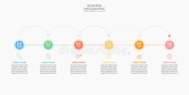 Business data visualization. timeline infographic icons designed for abstract background template milestone element modern diagram process technology digital marketing data presentation chart Vector.