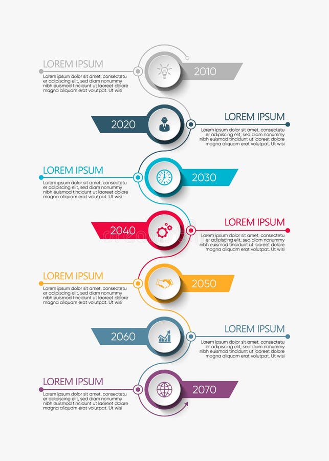 Business data visualization. timeline infographic icons designed for abstract background template milestone element modern diagram process technology digital marketing data presentation chart Vector.