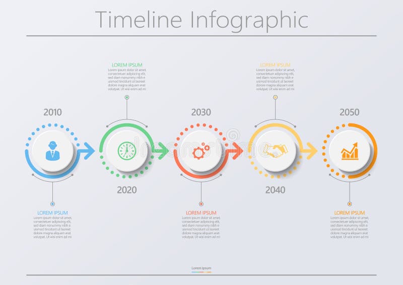 Presentation Business road map infographic template royalty free illustration Presentation Business road map infographic template royalty free illustration