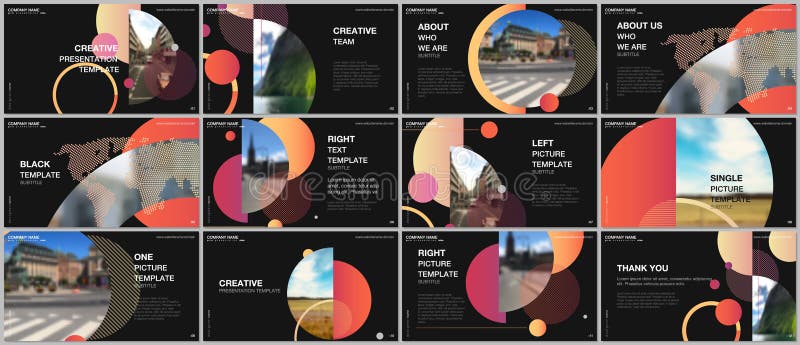 Presentation Design Vector Templates, Multipurpose Template for ...