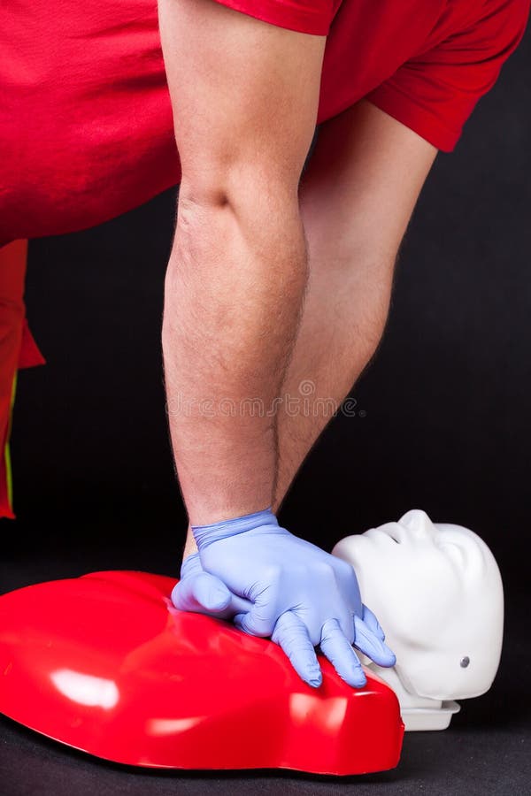 Presentation of Heart Massage Stock Image Image of help, practice