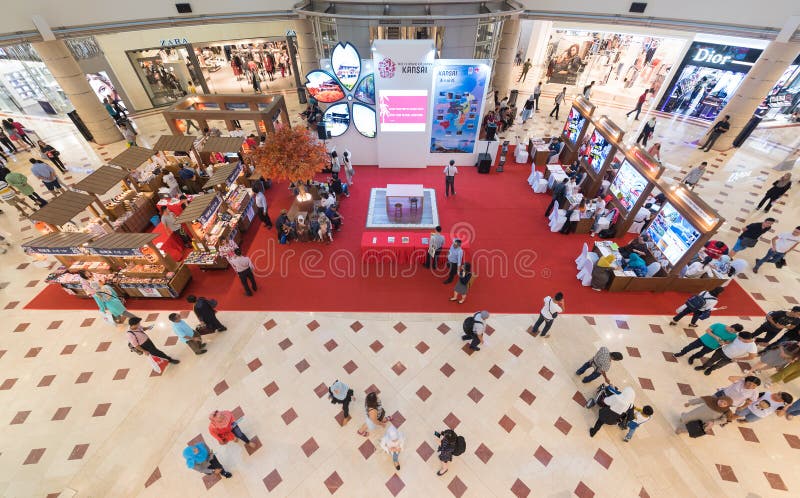 Presentation of Japans Kansai region in Suria KLCC mall, Kuala