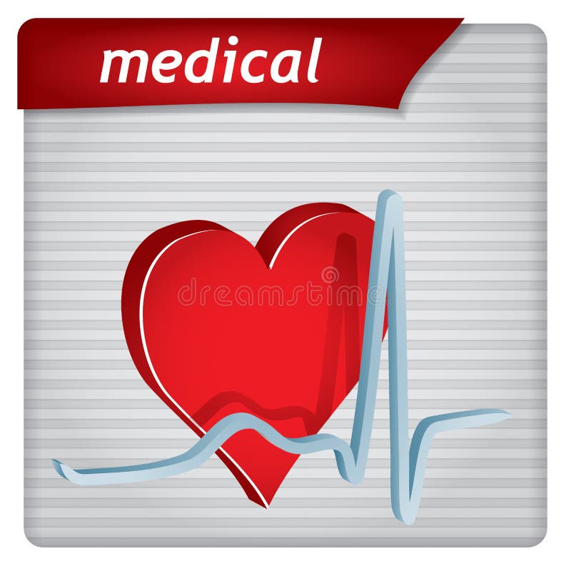 Presentation template - medical concept royalty free illustration Presentation template - medical concept royalty free illustration
