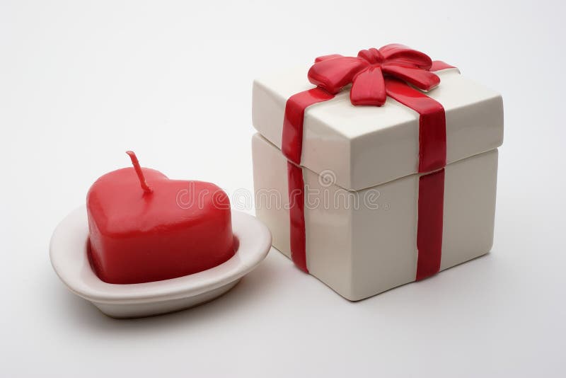 Presente dos Valentim imagem de stock Presente dos Valentim imagem de stock