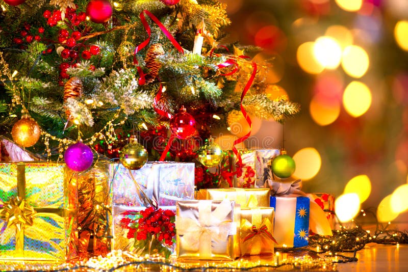 Presentes sob a árvore de Natal