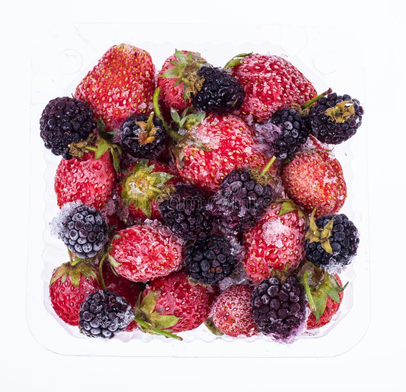 Preservation of Vitamins in Frozen Berries Stock Photo Image of color