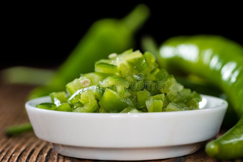 Preserved Green Chilis stock photo. Image of food, chilies 54031204