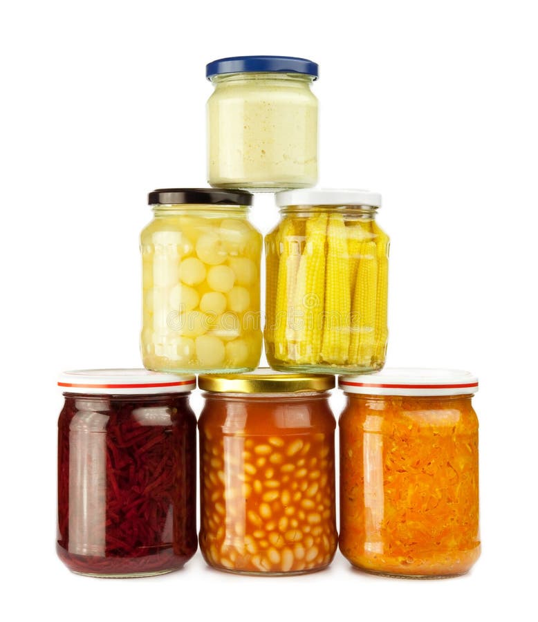 Preserved vegetables stock photo. Image of container 14791584