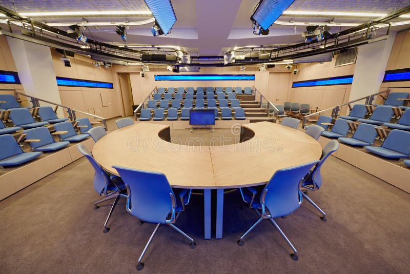 President Hall in International Multimedia Center Editorial Stock Image