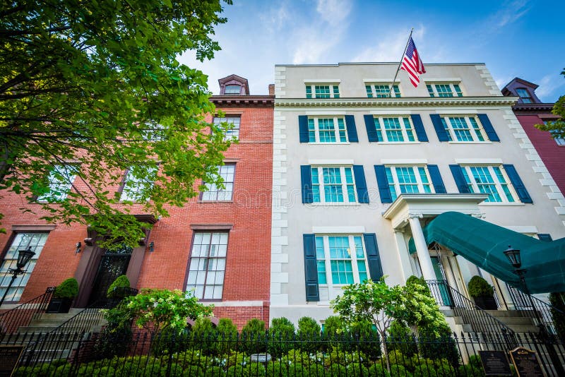 The President`s Guest House Blair House in Washington, DC. Stock Photo