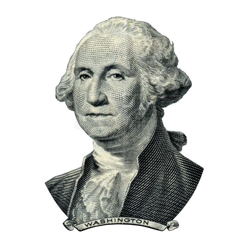 President Washington George portrait (Clipping path)