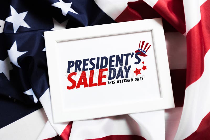 Presidents day sale frame - Image. Presidents day sale frame - Image