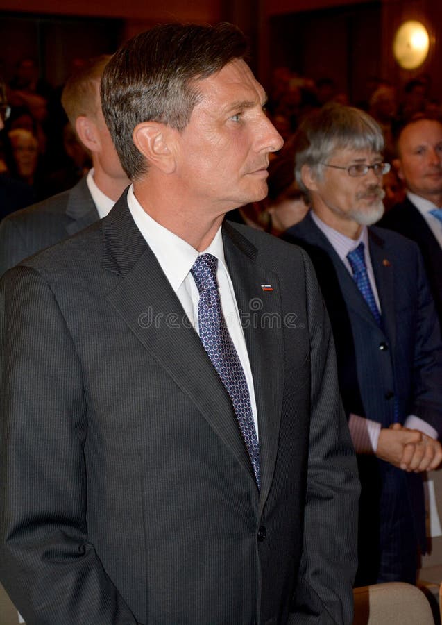 Presidente da república de Eslovênia Borut Pahor imagens de stock Presidente da república de Eslovênia Borut Pahor imagens de stock