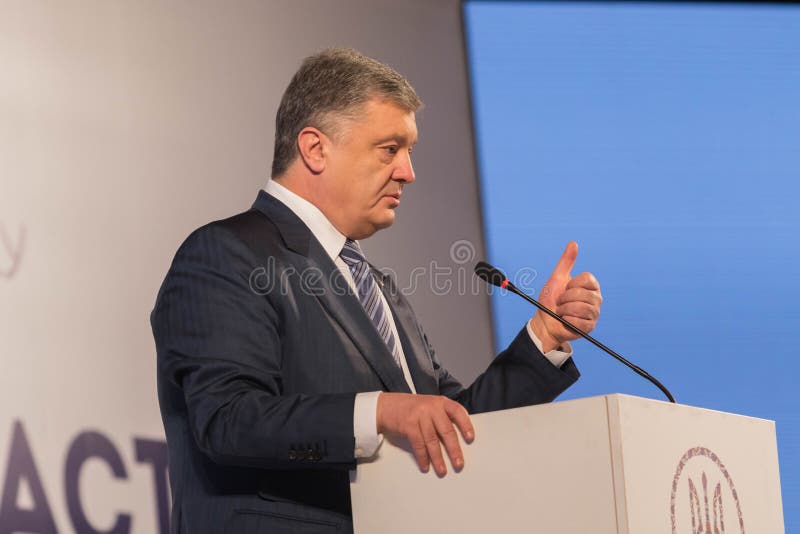 Presidente de Ucrania Petro Poroshenko fotos de archivo libres de regalías Presidente de Ucrania Petro Poroshenko fotos de archivo libres de regalías